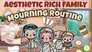 💵☀️Aesthetic Rich Family MORNING ROUTINE | Toca Boca 👨‍👩‍👧‍👧