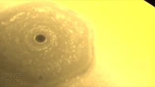 Saturn's Weird Hexagon Seen Through Multiple Filters, Set To Techno screenshot 5