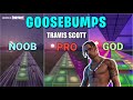 Travis Scott - Goosebumps - Noob vs Pro vs God (Fortnite Music Blocks) with map code!