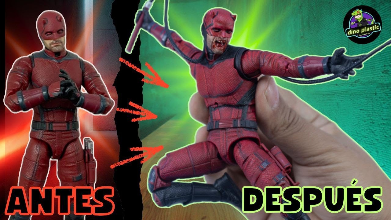 Mejora daredevil born again Marvel Legends!!!!!#marvellegends 