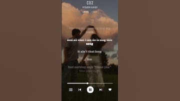 Thumbnail of CO2 - Prateek Kuhad | #co2 #prateekkuhad #shorts #status #lyrics #edit #fyp