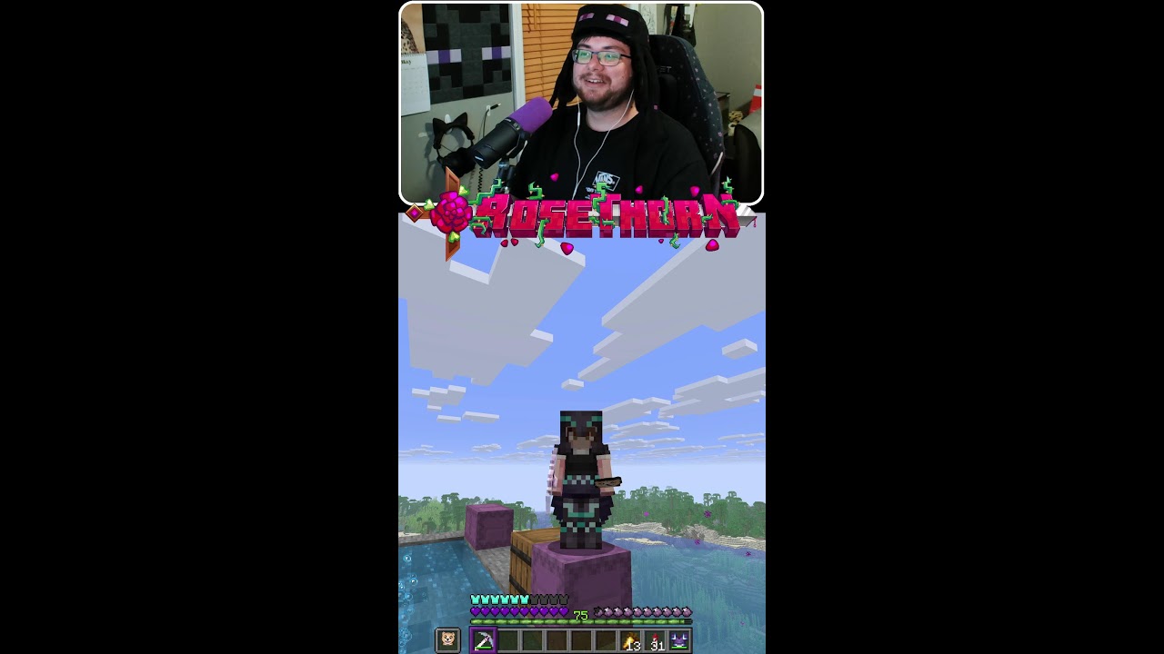 Digging Out my End Island on my 12 Year Forever Minecraft World (Portrait)