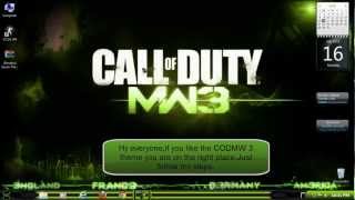 Windows 7 theme Call of Duty Modern Warfare 3
