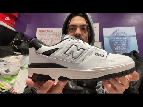 NEW BALANCE 550 'OREO' UNBOXING + REVIEW!