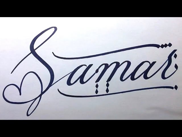 Samar Sample Signature Samar Name Tattoos Samurai Tattoo Mehsana On X: