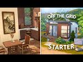 Off The Grid Starter Home // The Sims 4 Speed Build