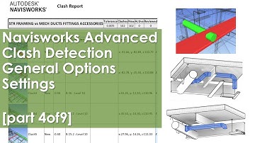 Navisworks Clash Detection General Options Settings [part 4of9]
