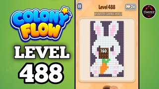 Colony Flow New Update Level 488 Gameplay Walkthrough Solution