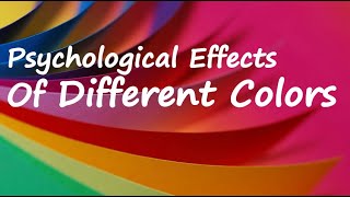 Details Psychological effects of colors | Color Therapy #ExploreWithKirti News