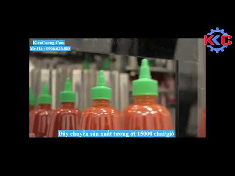 Video Dây chuyền tương ớt đồng bộ 15000 chai/ giờ Cty TM $... - youtube