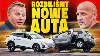 Rozbiliśmy dwa NOWE AUTA! Wyrwana kierownica w OMODZIE!? - Co dalej?!