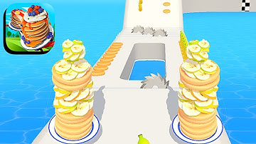 Pancake Run ​- All Levels Gameplay Android,ios (Levels 406-409)