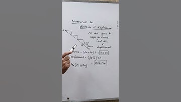 Numerical on distance and displacement #shorts #class9 #physics #motion