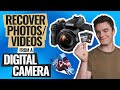How to recover deleted photos.s from a digital camera tutorial