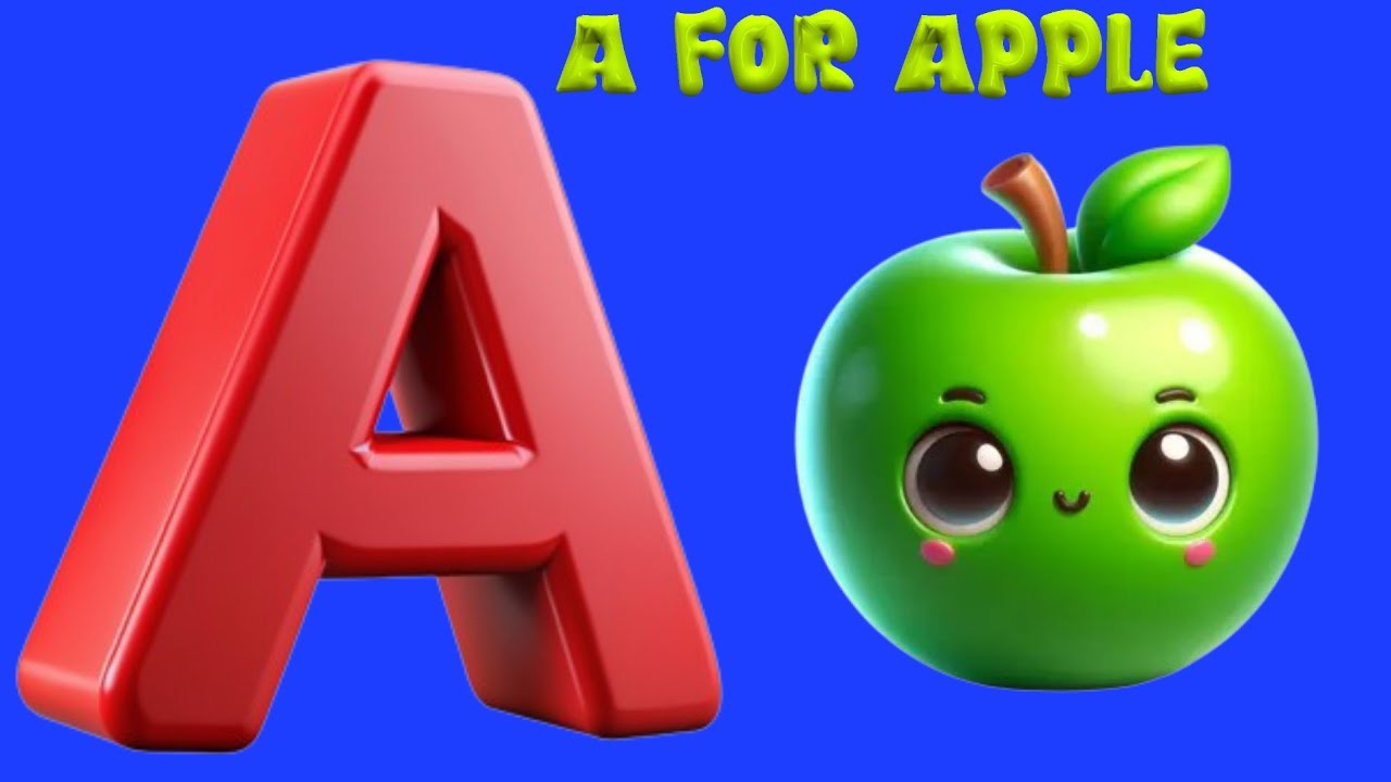 A for Apple B for Ball | Abcd Song | nursery rhymes | Phonics song for ...