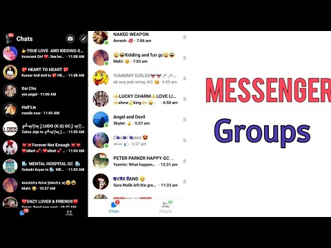Update messenger links/messenger groups link /how to find Messenger groups link/