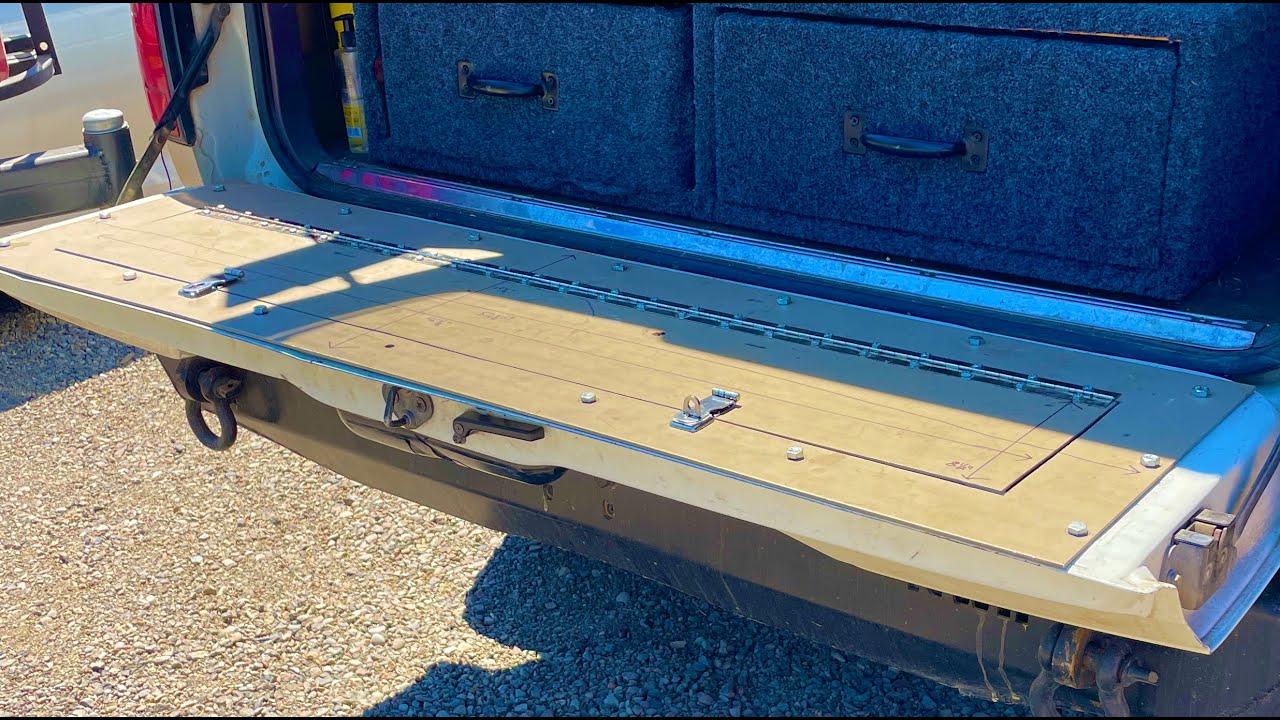 100 DIY Tailgate storage mod YouTube