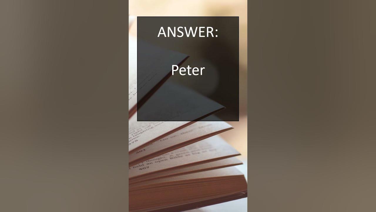book-hostage-pop-quiz-gospel-of-matthew-chapter-16-shorts-youtube