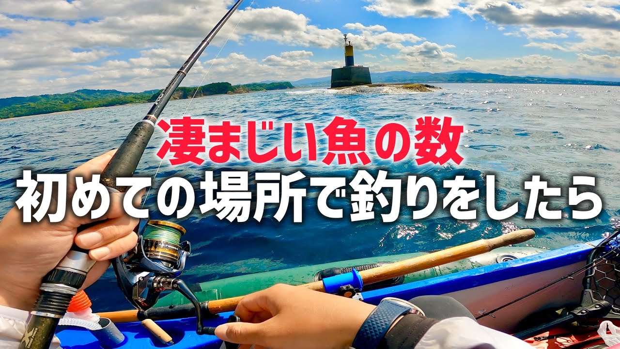 初場所で魚の大群を発見！仕掛けを落として水中カメラで見てみると海の中が凄いことに