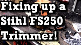 Fixing Up A Old Stihl FS250 Trimmer Weedeater