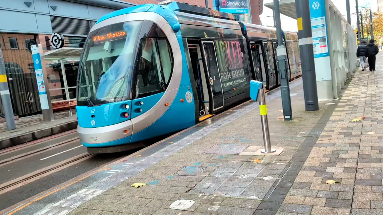 The West Midlands Metro Trams In Birmingham