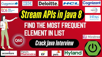 Java 8 Stream API Interview Questions: Find the Most Frequent Element in List using Java 8