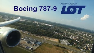 LOT B787-9 Dreamliner powerful takeoff