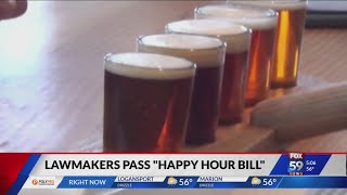 Lawmakers Pass "Happy Hour Bill"