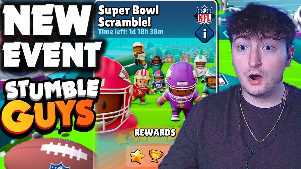 Stumble Guys: Stumble Cup - Edição torneio competitivo NFL — Stumble Guys  Centro de Apoio