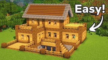 Minecraft: How to Build a Starter Survival House | Tutorial🏠