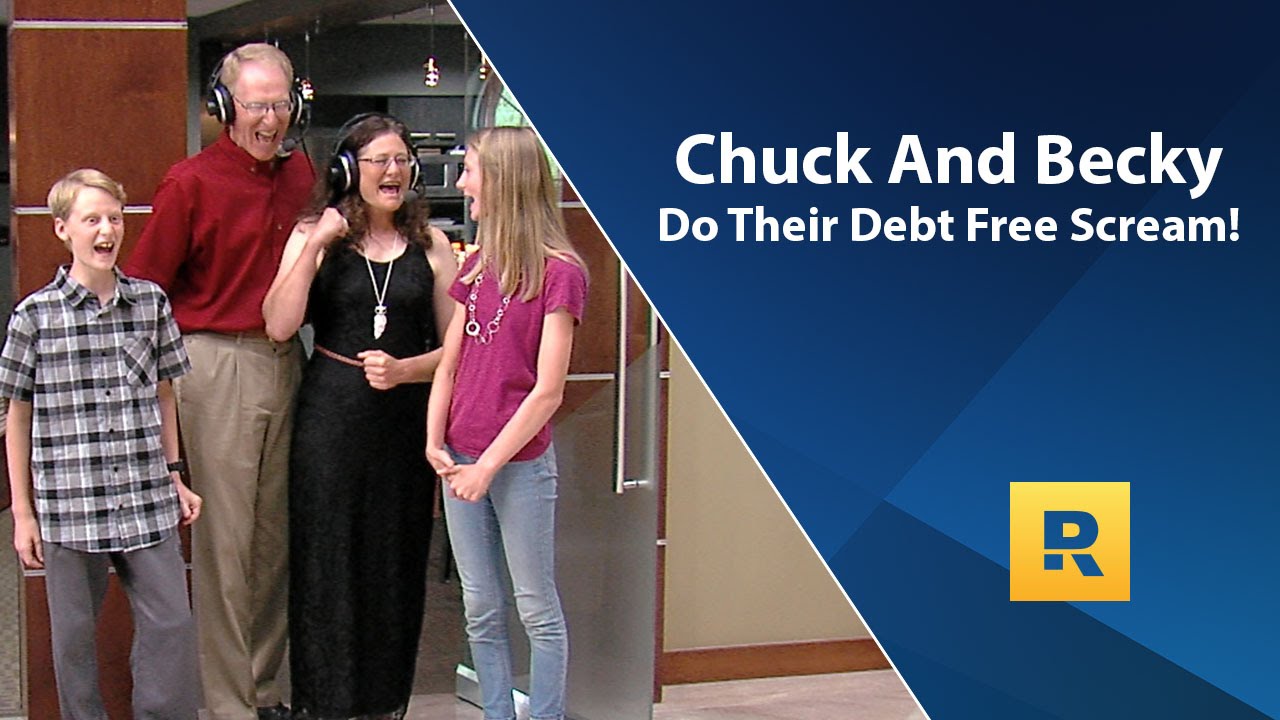 Chuck And Becky Do Their Debt Free Scream! Chuck And Becky Do Their Debt Free Scream!