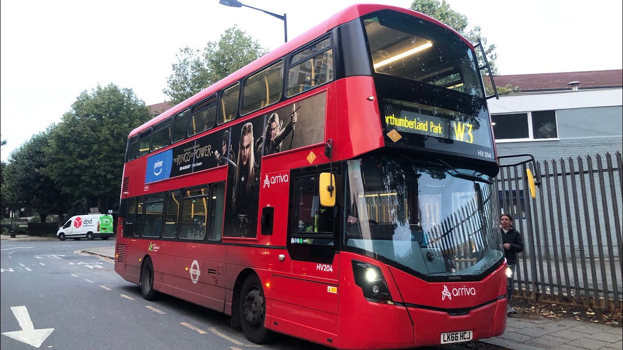 FRV | Arriva London Route W3 - Finsbury Park to Northumberland Park - (HV204, LK66 HCJ)
