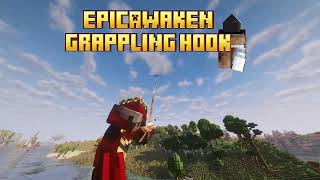 Epicawaken Grappling Hook---brand-new revolution in Minecraft movement experience!1:05