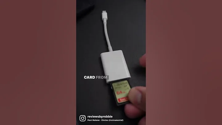 Lightning to SD Card! #shorts