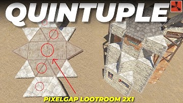 5 Hidden PIXELGAP Bunkers in Mini Solo Base Design | RUST 2025