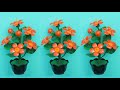 Plastic Bottle Flower Craft Ideas | Ide Kreatif Bunga dari Botol Plastik Bekas AQUA 600 ml