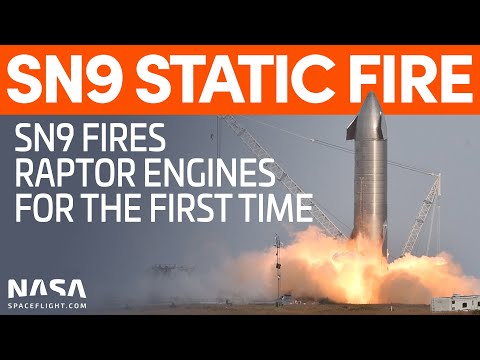 Starship SN9 Static Fire - SpaceX Boca Chica