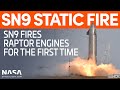 Starship SN9 Static Fire - SpaceX Boca Chica