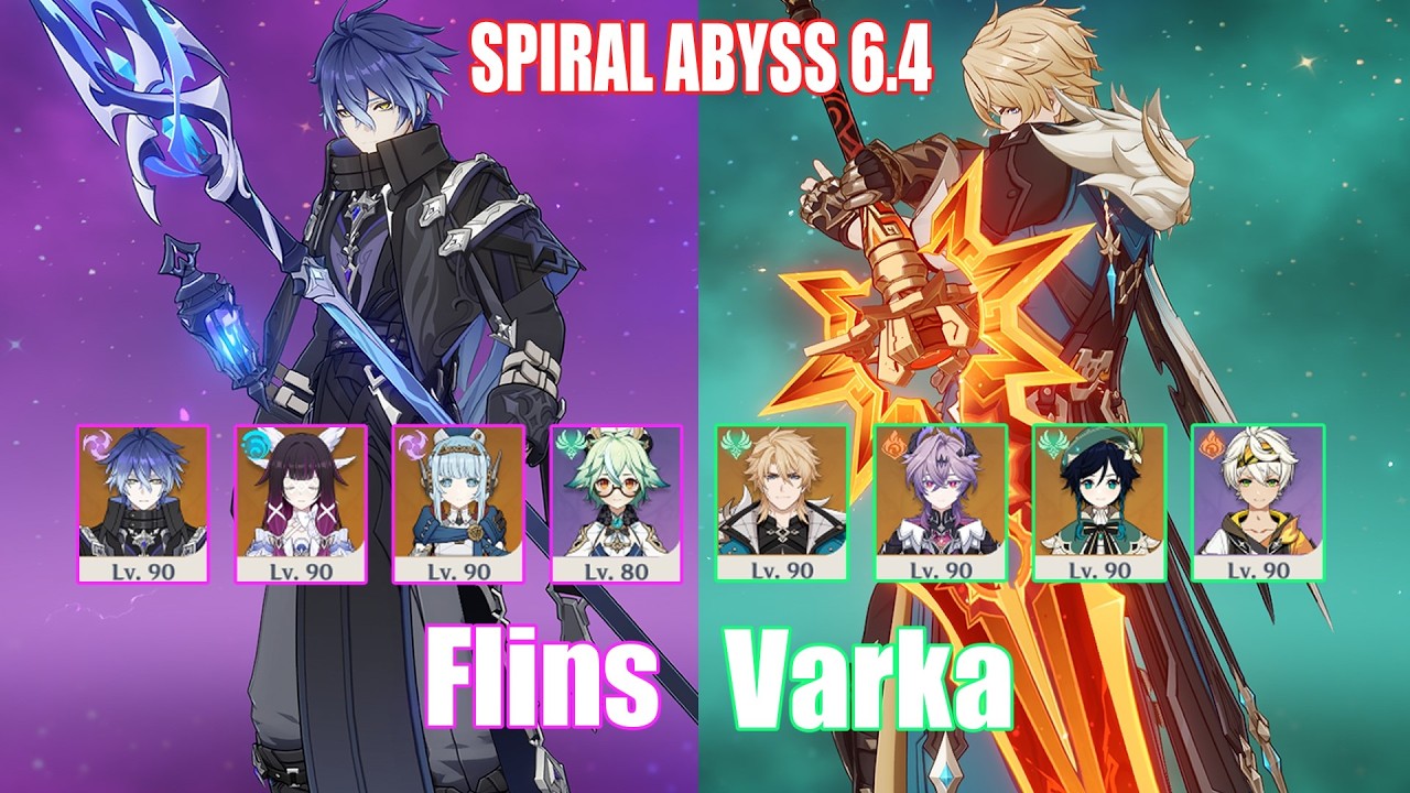 C0 Flins & C0 Varka | Spiral Abyss 6.4 | Genshin Impact