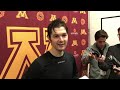 Tommy Novak after 5-5 tie vs North Dakota