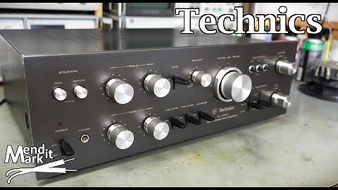 Technics SU-3500 Amplifier Repair - Part 2 - The Overhaul!