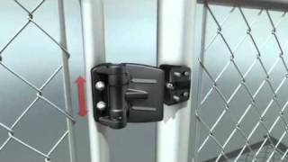 TruClose MiniMulti Adjust - Round Post Installation