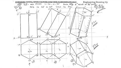 Orthographic Proj  of solids Exercise 13b Problem 6
