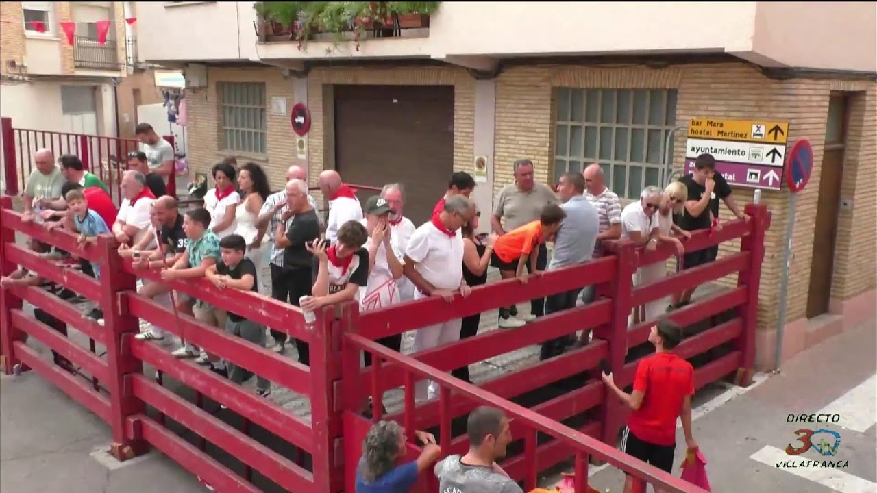 Villafranca, Fiestas 2025, Festejo Popular tarde, 19/09/2025