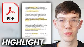 How To Highlight A PDF Document - Step By Step