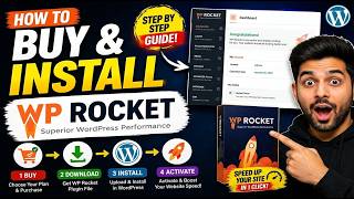 How to Install WP Rocket in WordPress | WP Rocket WordPress Plugin Setup &amp; Settings in Hindi