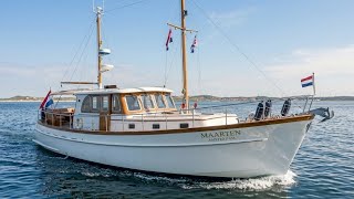 Classic Dutch Steel Trawler Yacht That Redefines Timeless Luxury