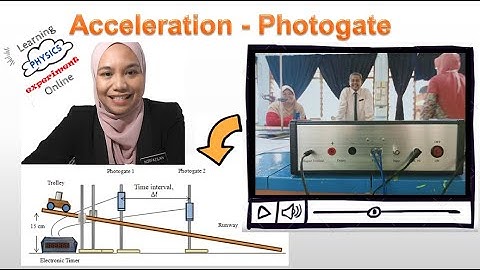 photogate acceleration