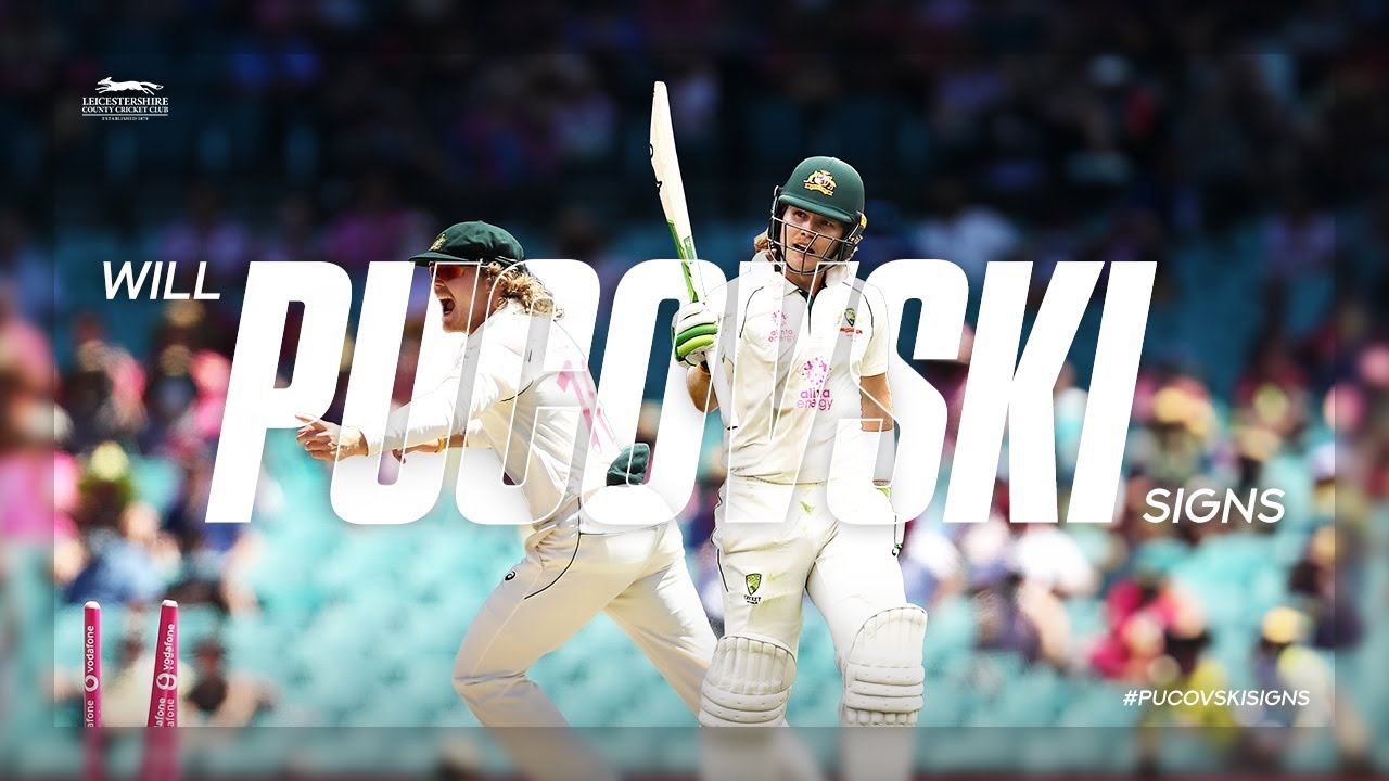 Will Pucovski Signs For Leicestershire ✍️