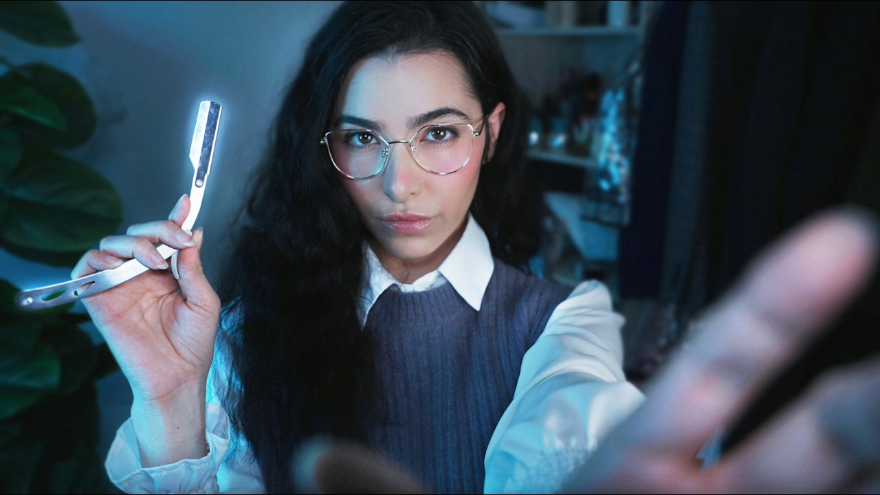 ASMR Fixing Your Hair ✂️  Sleep-Inducing Barber & Scalp Check